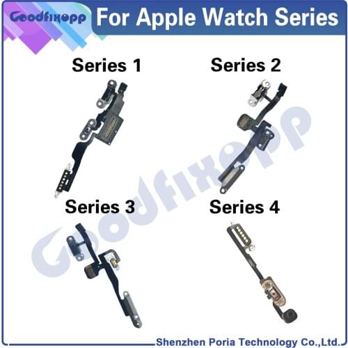 For Apple Watch Series 1 2 3 4 5 38MM 40MM 42MM 44MM Power On Off Key Flex Cable Power Button Flex Cable Replacement Parts