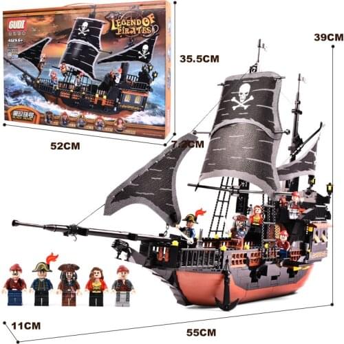 Chinas famous brand toy building compatible with other brands of childrens gifts corsair