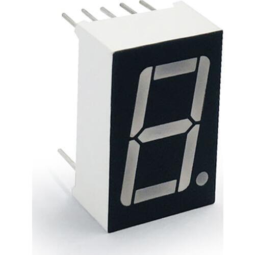 MCIGICM 100pcs 7 segment common Cathode 1 Bit digital Tube 0.56" 0.56in. Red LED Display 7 segmentos LED Digital tube