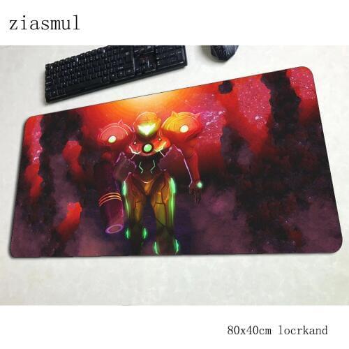 Metroid mousepad 80x40cm Domineering Computer mouse mat gamer gamepad pc Beautiful gaming mousemat desk pad office padmouse