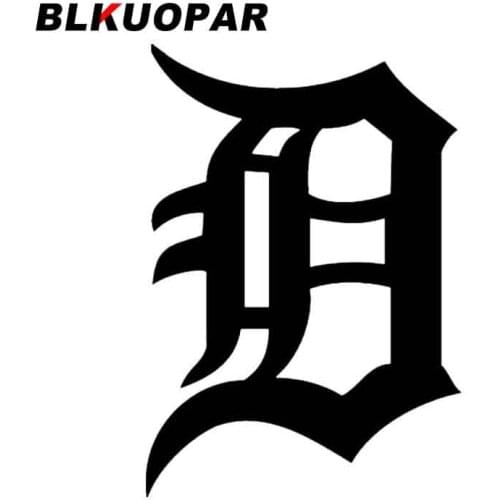 BLKUOPAR Detroit Tigers Symbol Car Stickers Vehicle Decals Suitable for Any Flat and Smooth Clean Surface Motorcycle JDM Decor