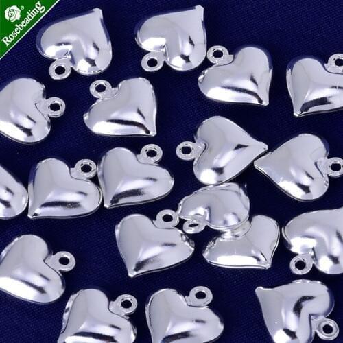 High quality charm 11x13mm Heart Pendant,Charms & Pendants,suit for necklace/bracelet/earring ect,sold 20pcs/lot