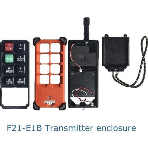 Telecontrol industrial wireless crane remote control F21E1B F21-E1B transmitter emitter complete enclosure box without PCB part