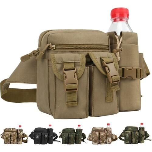 Fishing Tackle Waist Bag Waterproof Shoulder Pack Case Multi-pocket Lure Reel Line Hook Swivel Snap Connector Storage 30*14*17cm