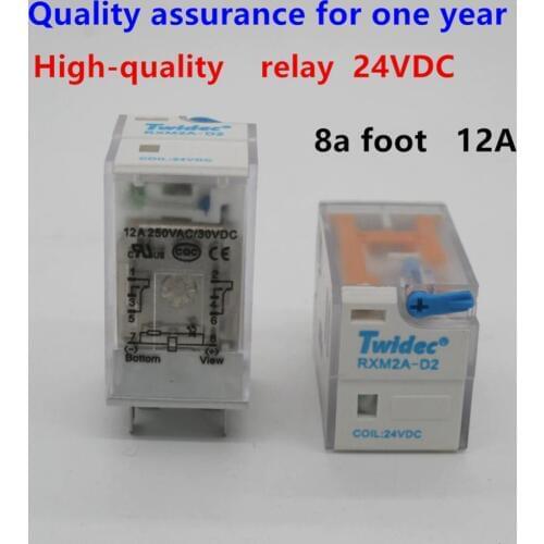 High-quality Brand New 1pcs D24VC 12A Coil Power Relay electromagnetic relay DPDT LY2NJ HH62P HHC68A-2Z