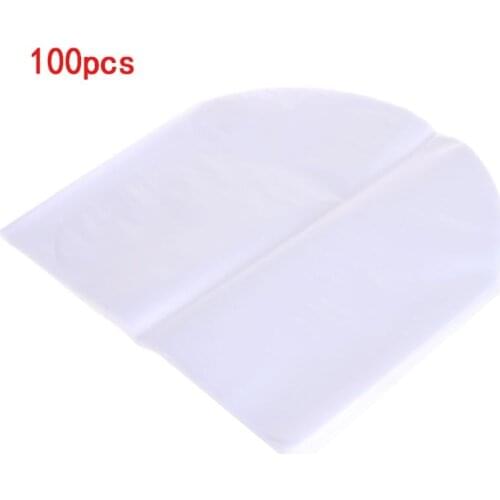 100Pcs/2Bag 7\" Vinyl Record Protecter LP Record Protective Inner Bags Anti-Static Sleeves Inner Clear Cover Container