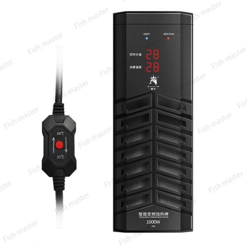 300W 500W 800W 1000W LED Display PTC Aquarium Heater Explosion-proof Water Heater Rod for Marine Tropical Fish Tank Reef