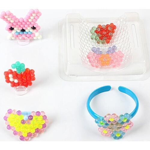 3D Puzzle Beads Toys for Children Water Sticky Beads Accessories Ring Wave Bead Chain Juegos Didacticos Infantiles Juguetes