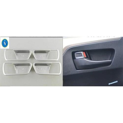 Yimaautotrims Accessories Inner Car Door Pull Doorknob Handle Bowl Cover Trim 4 Piece / Set For TOYOTA RAV4 RAV 4 2013 - 2018