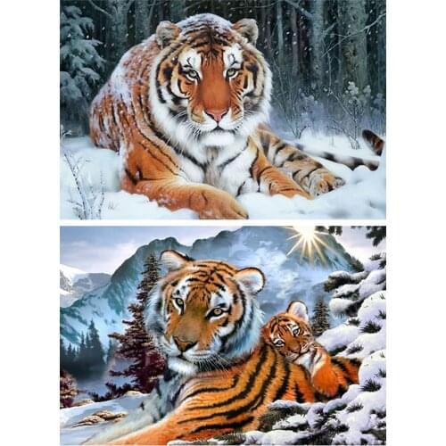 Diamond Painting Diamond embroidery 5d diy full square animals Tiger - diamond mosaic buddha pictures of rhinestones