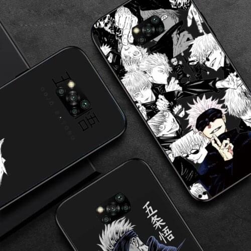 Gojo satoru Jujutsu Kaisen anime Phone Case For Huawei P40 P20 P30 Mate 40 20 10 Lite Pro Nova 5t P Smart 2019