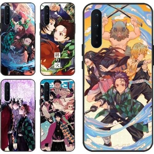 Demon Slayer Kimetsu no yaiba Case For OPPO Realme 8 Pro 6 7 Q3 Pro GT Neo C3 C11 C15 Coque For Oneplus 9 Pro 9R Nord 8T