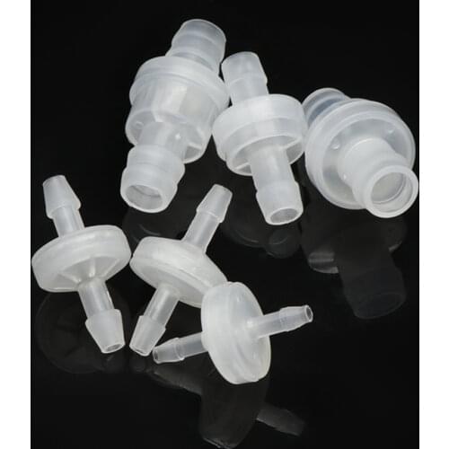 Diameter 3mm 4mm 5mm 6mm 8mm 10mm 12mm Plastic Check Valve One-Way Pagoda Inline Non-Return Gas Liquid Water Fluid Hook Stopper
