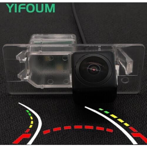 Fisheye Dynamic Trajectory Tracks Wireless Car Rear View Camera For VW Tiguan L Sharan Sagitar Touareg Sportsvan Variant Tayron