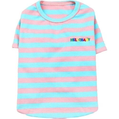 Dog T-shirt Spring Summer Pet Puppy Small Dog Clothes Pajamas Yorkshire Pomeranian Poodle Bichon maltese Schnauzer Clothing