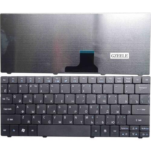 GZEELE New laptop keyboard for ACER Aspire One MP-09B93U4-6982 9Z.N3C82.R1D NSK-AQR1D 9ZN3C8201D RU Version notebook keyboard