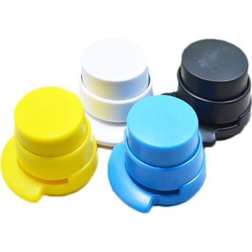 Creative Office Staple Stapleless Stapler Paper Binding Binder Paperclip Random Color