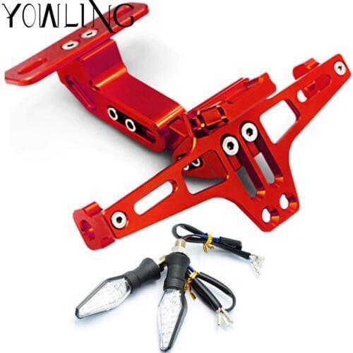 Motorcycle License Plate Bracket Licence Plate Holder Frame Number Plate For DUCATI Monster 696 821 796 600 620 M600 M620 1098