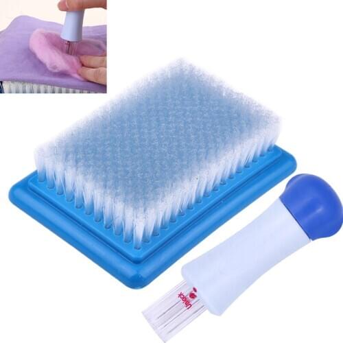 LMDZ 2Pcs Wool Felting Iron Needles Felt Tool Kit Needle Starter Beginners DIY Craft Needle With 7 Needles Wool Felting Tool