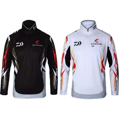 DAIWA Fishing Camping Outdoor Clothing UV Protection Moisture Wicking Breathable Long Sleeve Fishing Shirt Camisas Pesca