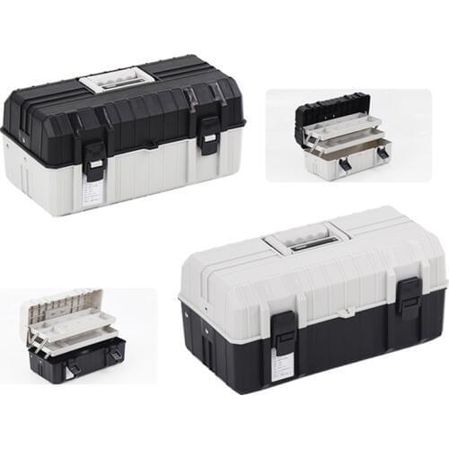 Portable Plastic Tool Box Multi Layer Storage Box Hardware Toolbox Container Case Multifunction Car Repair Box