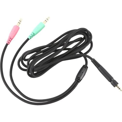 Replacement Cable for Sennheiser G4ME ONE GAME ZERO 373D GSP 350 / GSP 500 / GSP 600 Headphones(PC Version 2 Meters)