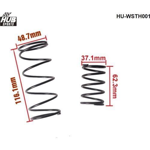 38MM TURBO EXTERNAL WASTEGATE WG SPRING COATED REPLACEMENT 14 PSI/8PSI 1BAR FOR TURBO SMART HU-WSTH001