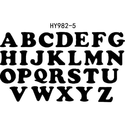 5 cm high 26 Letter cutting dies Katu DIY new die cut &wooden dies Suitable for common die cutting machines on the market