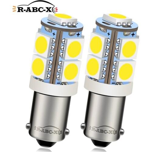 2pcs 6V 12V 24V T11 BA9S BAX9S BAY9S 9SMD LEDs Bulb T4W H6W 5050 Super White Yellow Moto Car Interior Dome Map Light Signal Lamp