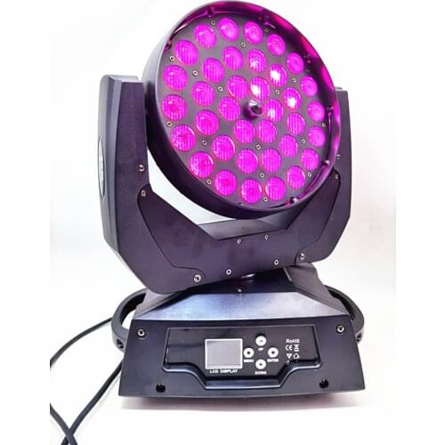 4X 36x12W 36x15W 36x18W 4in1 5in1 6in1 Zoom Led Moving Head Light RGBWA UV DMX512 Led Moving Head Wash Beam Effect Light
