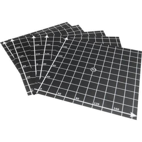 5pcs/lot 220x220mm Frosted Heated Bed Sticker Form Build Sheets Build Plate Tape Platform Sticker Fit For 3D Printer