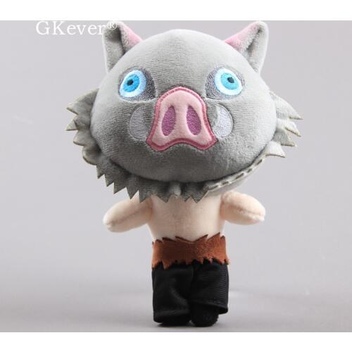 Anime Hashibira Inosuke Plush Toy Demon Slayer: Kimetsu no Yaiba 8" 20 CM Kids Cartoon Soft Toys