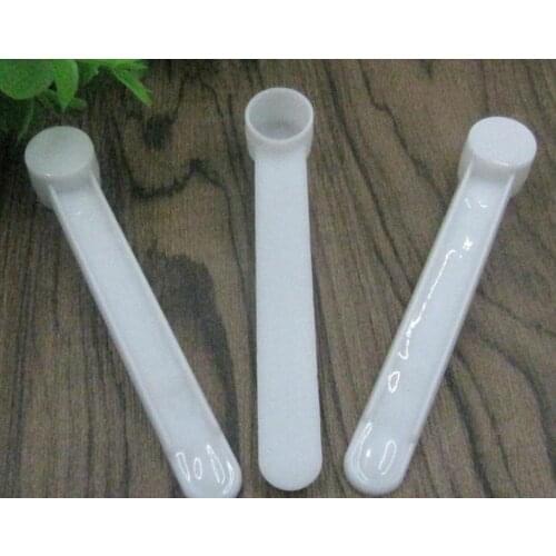 Free shipping 1 gram Plastic Measuring Scoop 2ML Small Spoon 1g Measure Spoons White Clear Milk Protein Powder Scoops SN682