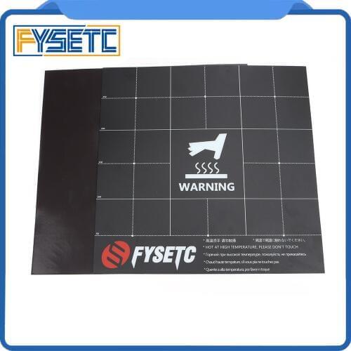 Fles Magnetic Heat Bed Build Surface Platform 300x300mm 2 in 1 with 3M Backing for CR-10S Lulzbot Taz6