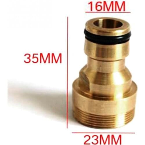 Hot Tap Brass Garden Hose Pipe Tube Quick Connector Watering Equipment Spray Nozzle