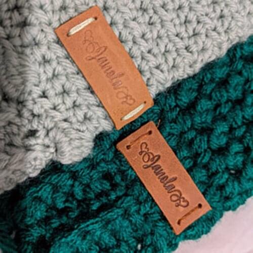 Personalize Small labels，Labels for Handmade Products，leather tags for crochet，Knitting Labels