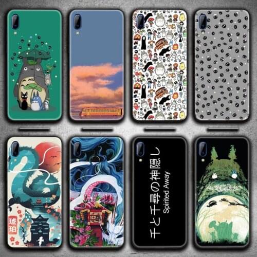 Anime Spirited Away Phone Case For Vivo Y91c Y17 Y51 Y67 Y55 Y7s Y81 Y19 Y97 Y93 V17 vivos5