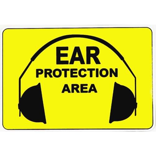 Creative Design Ear Protection Area Car Sticker PVC Personality Auto Window Bumper Waterproof Beautiful Decal Decoration