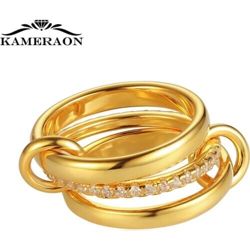 Multilayer Stack 925 Sterling Silver Womens Ring Designer Rings Women High Quality Shiny Zircon 2019 NEW Stylish Fine jewelry