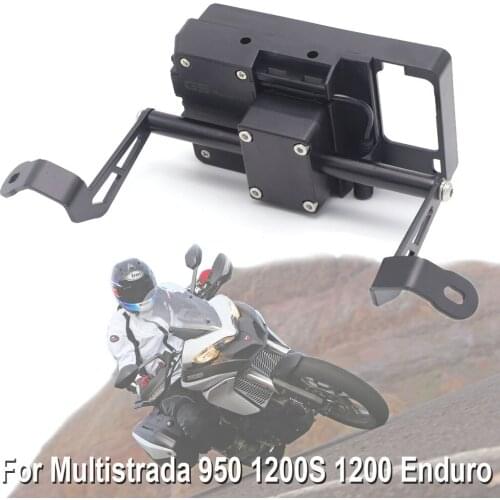 GPS Smart Phone Navigation Mount Mounting Bracket Adapter Holder For Ducati Multistrada 950 1200S 1200 Enduro 2015 2016 2017