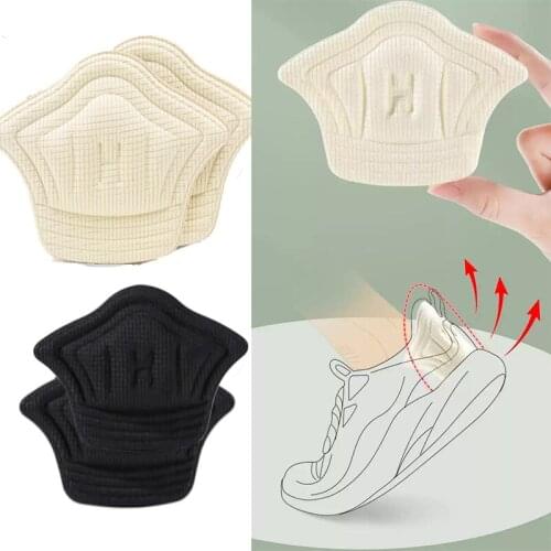 2PCS Heel Stickers for Sports Shoes Size Reducer Heel Liner Grips Protector Pad Pain Relief Patch Foot Care Insole Inserts Cheap