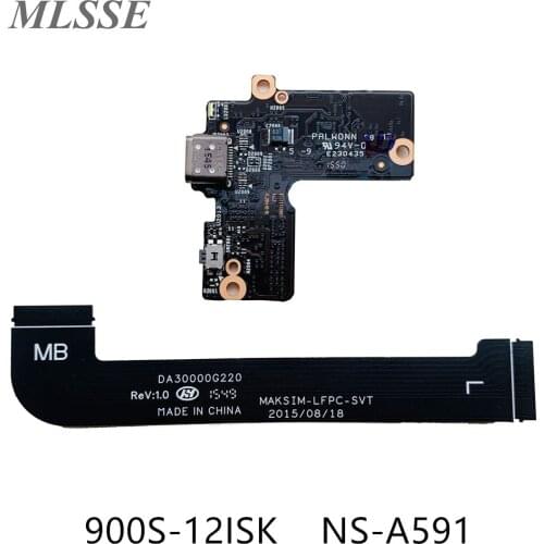 New Original For Lenovo Yoga 900S-12ISK Laptop Power Button Board DA30000G200 DA30000G230 BYG42 NS-A591 NS-A595 100% Tested