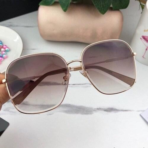 2022new charei womens fashion sunglasses, Korean version of the anti-uv polarizing sunglasses big face sunscreen summer