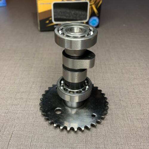 GY6 camshaft big angle A12 27mm for GY6125 GY6150 LF150T 157QMB 157QMJ 152QMI cam with sprocket tuning racing engine parts