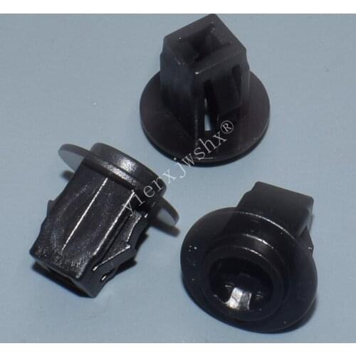 Shhworldse 100PCS Auto Clips and Fasteners Front Fender Mud Guard Grommet Car Plastic Clip For Nissan 76881-JG00A