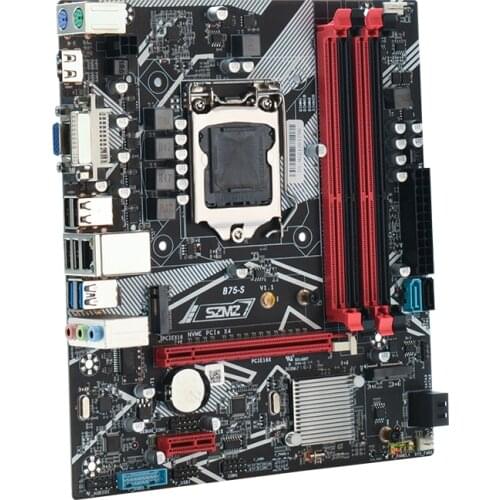 B75 Motherboard LGA 1155 DDR3 HDMI VGA DVI SATAIII USB3.0 For Intel LGA1155 Core i7 i5 i3 Xeon CPU Processors Motherboard 1155