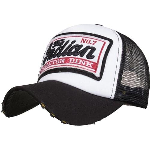 Embroidered Summer Cap Mesh Hats For Men Women Casual Hats Hip Hop Baseball Caps