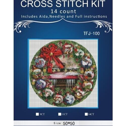 Scenery Needlework,DIY DMC 14CT unprinted Cross stitch Embroidery,scenery style home arts Counted Cross-Stitching 3