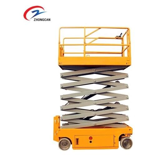 High quality self propelled Professional electric scissor lift factory use elevator cheap price for sale