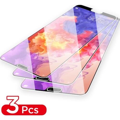3Pcs Tempered Glass For Huawei Mate 30 20 10 Lite Pro 20X Protective Glass For Huawei P20 Pro P30 P10 Lite P Smart 2019 Z Glass